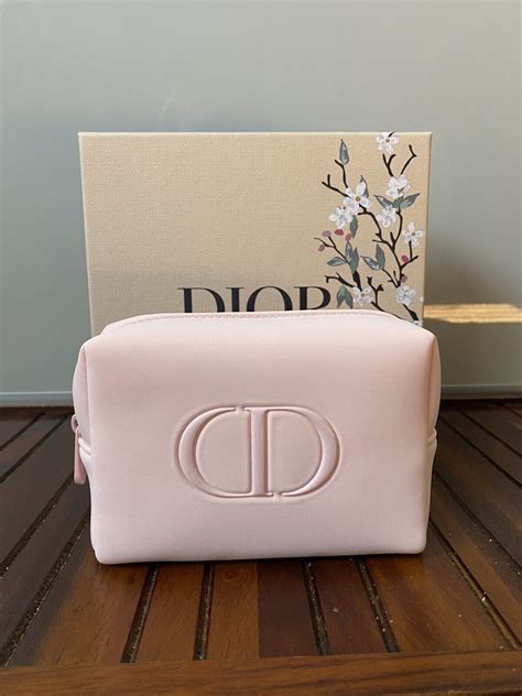 bright pink dior bag|Dior beauty bag pink.